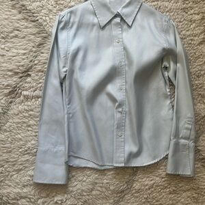 Banana Republic Sky Blue Women's Blouse
